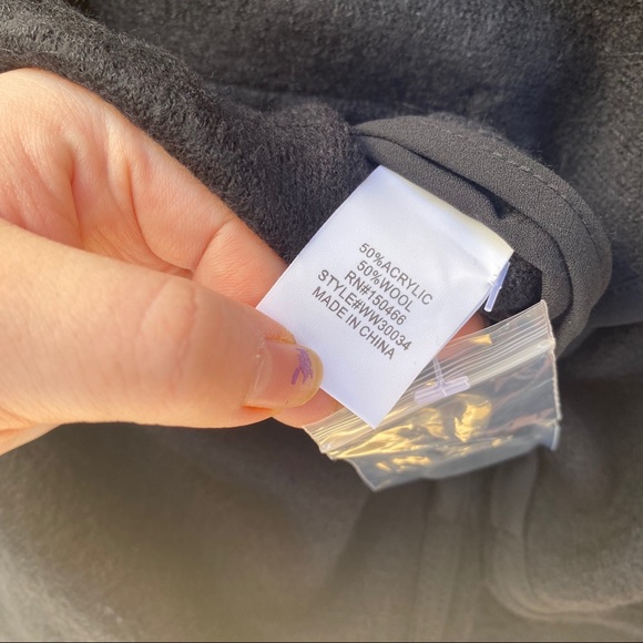 NWT Magnolia Grace black button coat regular M - Picture 5 of 5